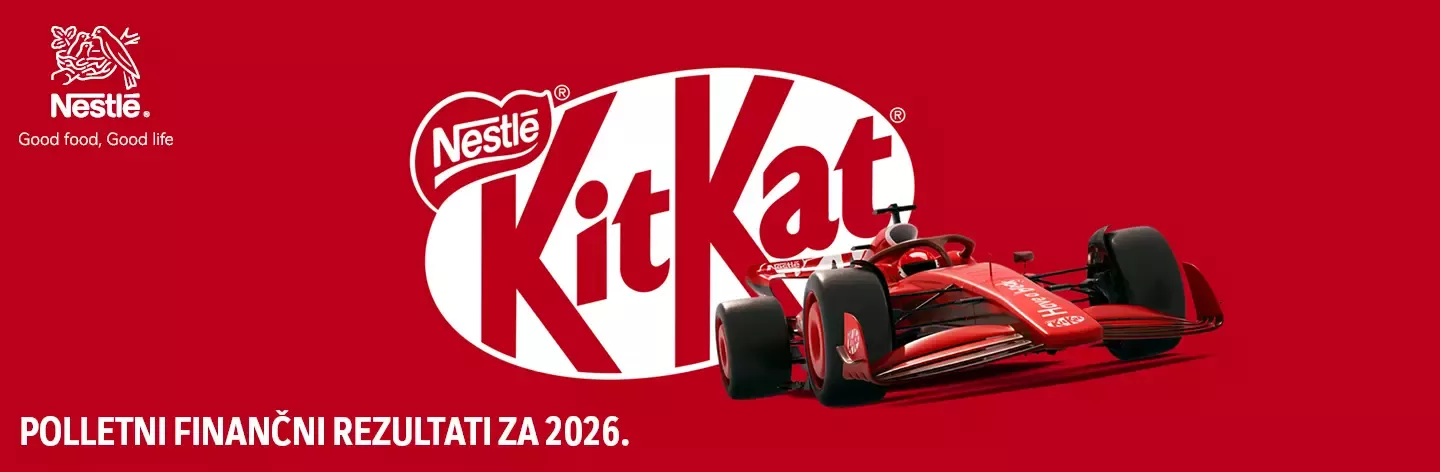 Nestlé je objavil rezultate za prvih šest mesecev leta 2026: izvajanje strategije spodbuja RIG