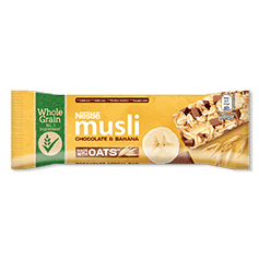 Nestlé MUSLI Chocolate & Banana žitna ploščica 35g