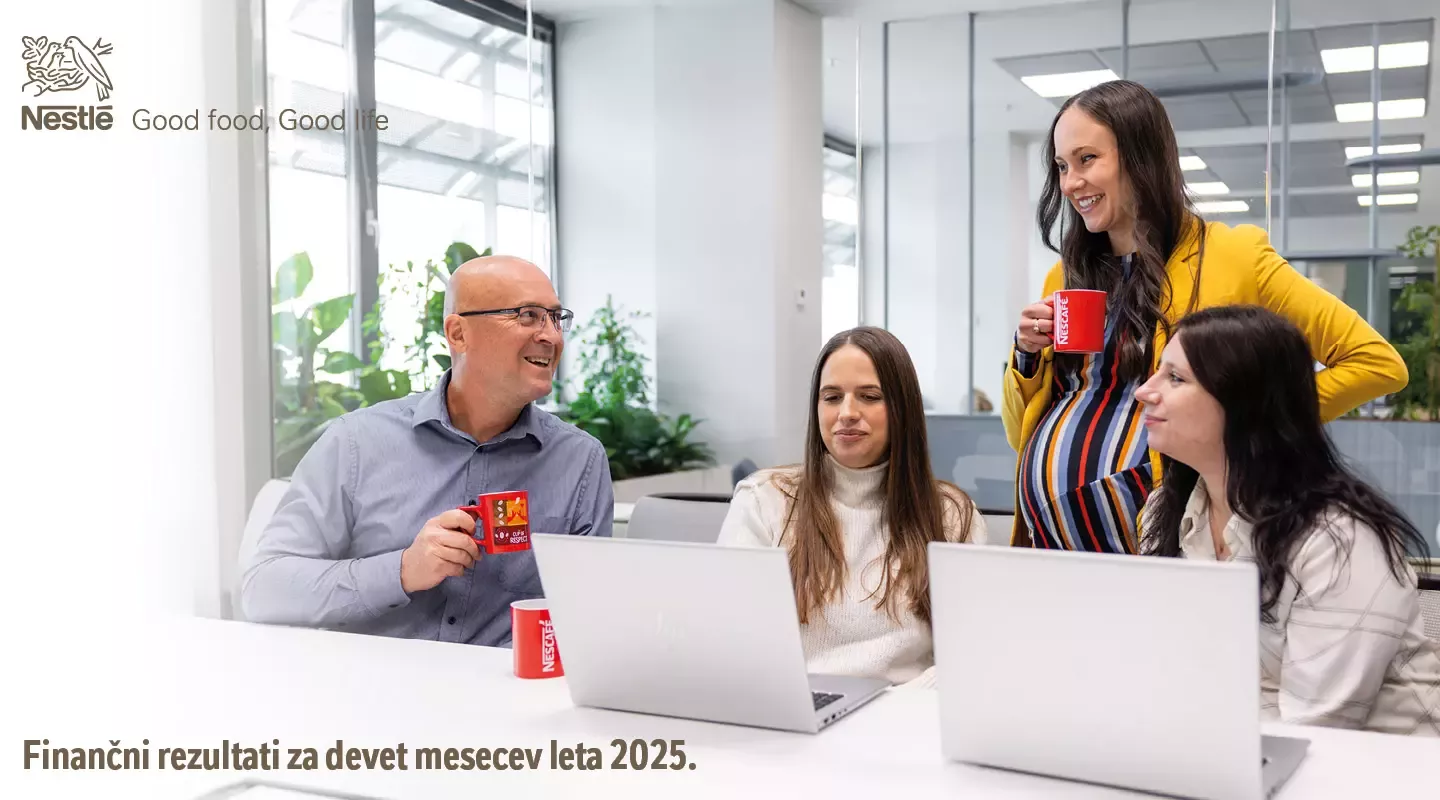 Podjetje Nestlé je objavilo finančne rezultate za prvih devet mesecev: Pozitivni trendi in osredotočenost na spodbujanje rasti